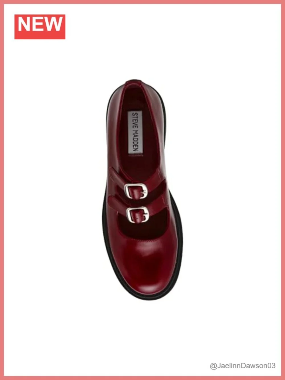 Leather Loafer with Buckle, Round Toe, Block Heel, Casual